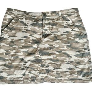 Columbia Tan Camouflage Skirt Woman’s Size 6